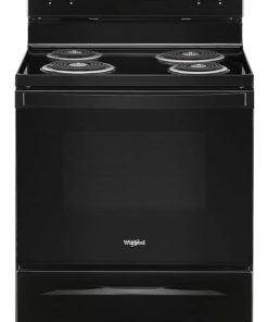 Whirlpool 4.8 Cu. Ft. Black Electric Range With Keep Warm Setting