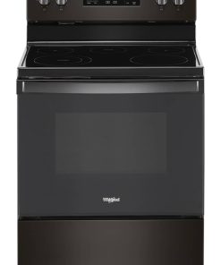 Whirlpool 5.3 Cu. Ft. Fingerprint Resistant Black Stainless Electric Range With Frozen Bake Technology