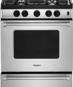 Whirlpool ADA 24" Stainless Steel Freestanding Gas Range With Sealed Burners