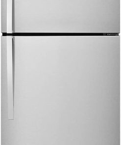 Whirlpool ADA 30" Monochromatic Stainless Steel Top-Freezer Refrigerator