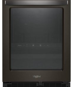Whirlpool 24" Fingerprint Resistant Black Stainless Steel Undercounter Beverage Center