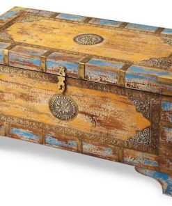 Butler Specialty Company Nador Painted Brass Inlay Trunk