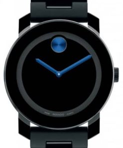 Movado Bold Black Stainless Steel Unisex Watch