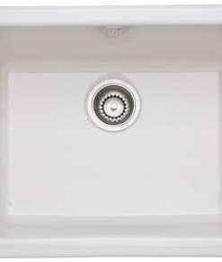 Rohl 24" Allia Single Bowl Undermount Fireclay Pergame Sink