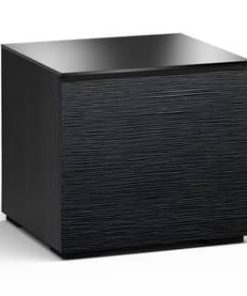 Salamander Designs Chameleon Collection Chicago 217 Black Oak Textured AV Cabinet