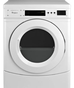 Whirlpool ADA 27" White Commercial Gas Front-Load Dryer, Non-Vend