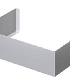 Thermador Stainless Steel 6-Inch Tall Duct Cover for Professional Chimney Wall Hood
