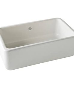 Rohl 30" Shaws Original Fireclay Parchment Apron Single Bowl Kitchen Sink