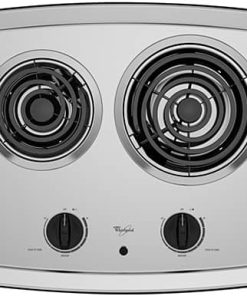 Whirlpool 21" Stainless Steel Electric Cooktop