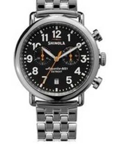Shinola The Runwell Chrono Stainless Steel Watch, 41mm