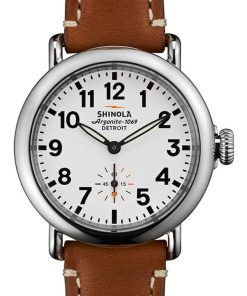 Shinola The Runwell Tan Leather Strap Watch, 36mm
