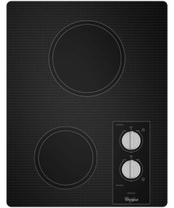 Whirlpool ADA 15" Black Electric Cooktop With Easy Wipe Ceramic Glass