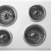 Whirlpool 30" White Electric Cooktop