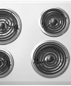 Whirlpool 30" White Electric Cooktop