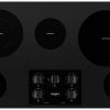 Whirlpool ADA 36" Black Electric Ceramic Glass Cooktop With Two Dual Radiant Elements