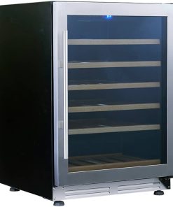 Avanti Designer Series 24" Stainless Frame Wine Chiller With Seamless Door