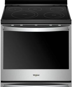 Whirlpool 6.4 Cu. Ft. Fingerprint Resistant Stainless Steel Freestanding Electric Range With Frozen Bake Technology