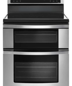 Whirlpool 6.7 Cu. Ft. Stainless Steel Electric Double Oven Range With True Convection