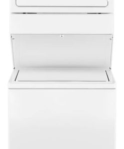 Whirlpool 27" White Gas Stacked Laundry Center With 9 Wash Cycles And AutoDry