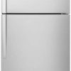 Whirlpool ADA 33" Monochromatic Stainless Steel Top-Freezer Refrigerator