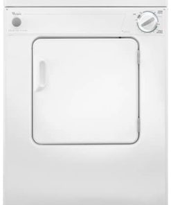 Whirlpool 3.4 Cu. Ft. White Compact Electric Dryer With Flexible Installation