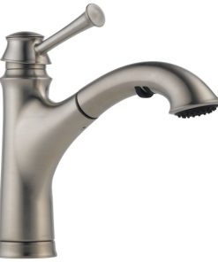 Baliza Single Handle Pull-Out Kitchen Faucet - Stainless Steel