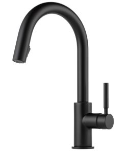 Solna Single Handle Pull-Down kitchen Faucet - Matte Black