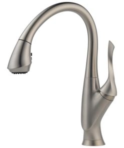 Belo Single Handle Kitchen Faucet - Stainless