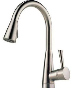 Venuto Single Handle Pull-Down Kitchen Faucet - Stainless Steel