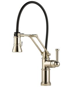 Artesso Single Handle Articulating Kitchen Faucet - Polished Nickel