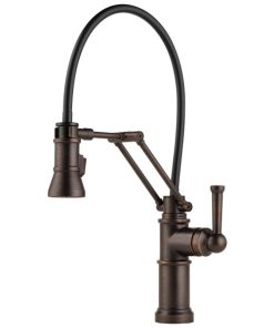 Artesso Single Handle Articulating Kitchen Faucet - Venetian Bronze