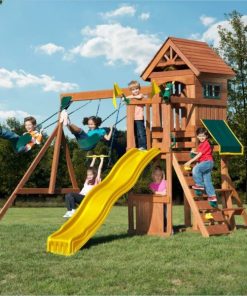 Swing N Slide Jamboree Fort Wood Complete Swing Set Kit