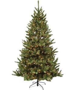 Montana Ridge 9 Ft. Pine 720-Bulb Warm White LED Quick Connect Prelit Artificial Christmas Tree