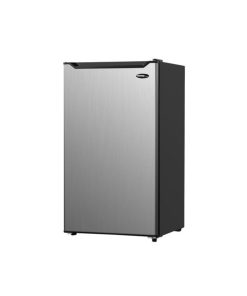 4.4 cu ft Compact Stainless Refrigerator