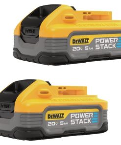 DEWALT POWERSTACK 20 Volt MAX Lithium-Ion 5 Ah Tool Battery (2-Pack)