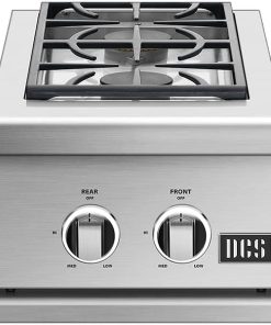 DCS 14" Built-In Stainless Steel Double Sideburner