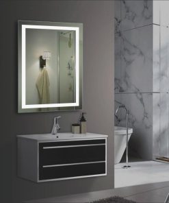 Lighted Impressions Vero Frameless 19.63 In. W x 27.25 In. H Vanity Mirror with Four LED Light Strips