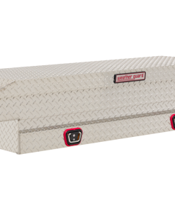 Weather Guard Saddle Truck Tool Box Aluminum Compact Clear