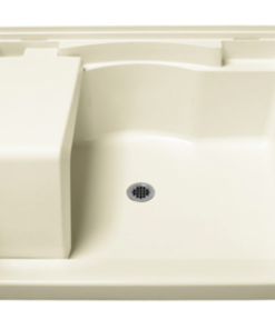 Sterling Accord 48 In. W x 36 In. D Center Drain Seated Shower Floor & Base in White