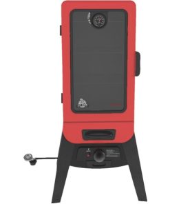 Pit Boss PBV3G1 Red Hammertone 3-Series Gas Vertical Smoker
