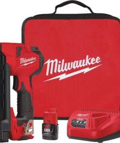 Milwaukee M12 Lithium-Ion 1 In. Cordless Cable Stapler Kit