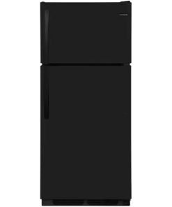 16.3 cu ft Top Freezer Black Refrigerator