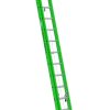 Werner AERO Extension Ladder 24' IAA FG Box Rail/Tri Rung Cable Hook V Rung