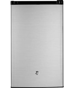 4.4 cu ft Compact Stainless Refrigerator