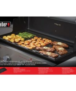 Weber Genesis 400 Series 32.67 In. W. x 18.67 In. L. Carbon Steel Full Size Grill Griddle