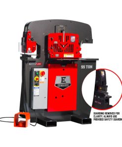 55 Ton Ironworker 3 Phase, 208 Volt, PowerLink, 10" Brake