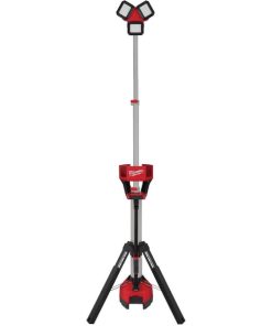 Milwaukee M18 ROCKET 18 Volt Lithium-Ion LED Tower Corded/Cordless Work Light/Charger (Bare Tool)