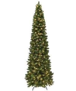 Concorde 9 Ft. Fir 500-Bulb Warm White LED Hinged Prelit Artificial Christmas Tree