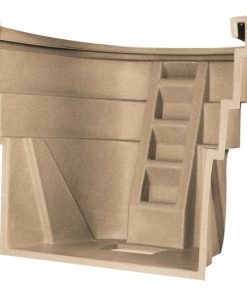 Wellcraft 60 In. x 48 In. Egress UV-Protected Polyethylene Sandstone Window Well