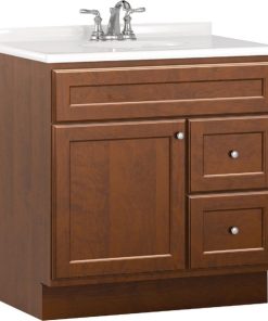Bertch Northbrook 30 In. W x 34-1/2 In. H x 21 In. D Dawn Vanity Base, 2 Door/2 Drawer